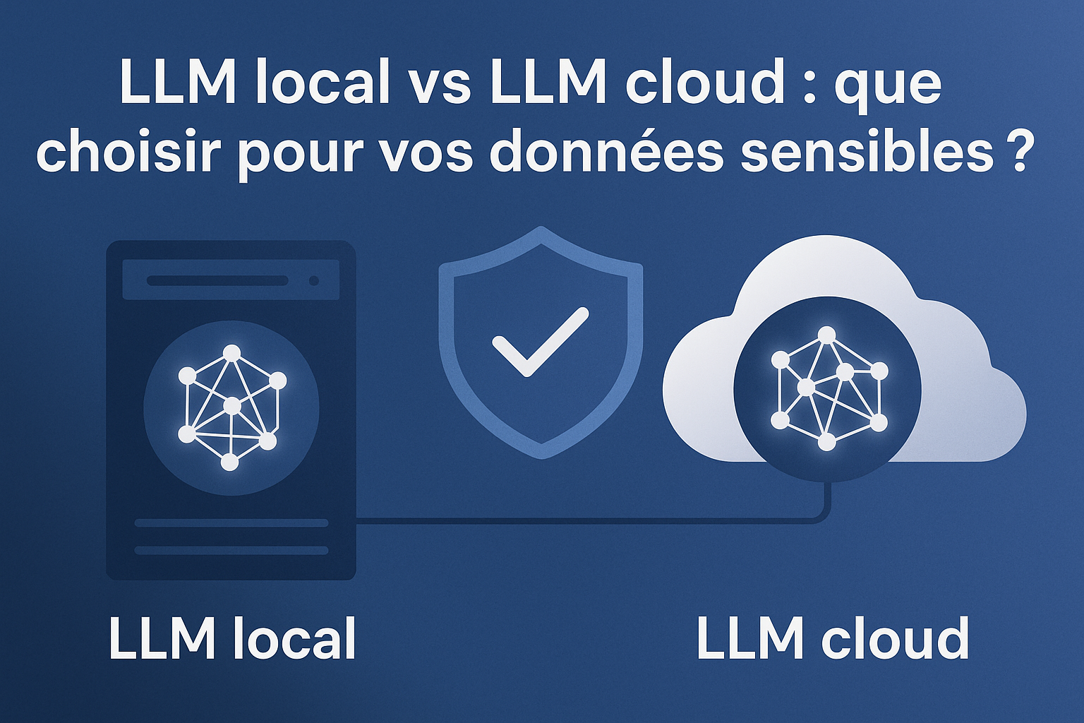 Illustration LLM local VS cloud